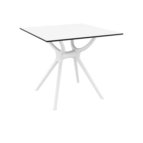 Air Table 80 White Top & Base 800X800x740mm