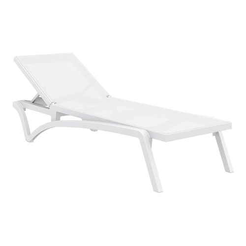 Pacific Sunlounger White/White 4242104